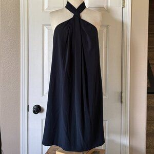 Elie Tahari Ivanna Twist-Neck Crepe Dress Stargazer Size 12 Brand NEW w/Tags!